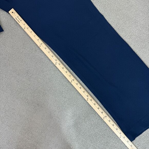 Dress The Population Andreas Wide Leg Pants Navy Blue Large - Picture 15 of 15